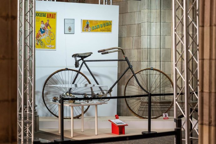 Una de les bicicletes de l'exposició