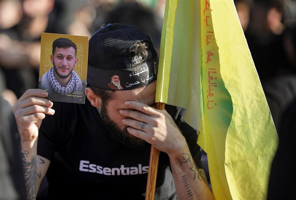 Simpatizante de Hezbolá en Líbano 