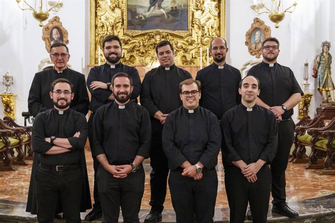 Los nueve nuevos sacerdotes de la Diócesis de Córdoba.