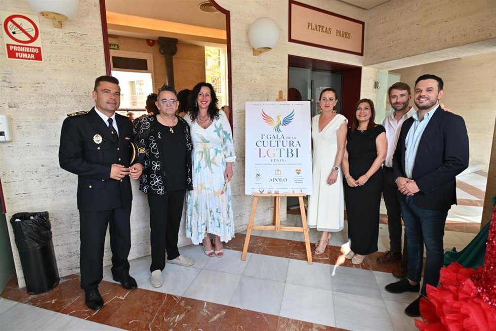 La I Gala de la Cultura Lgtbi+ Fénix Plus.