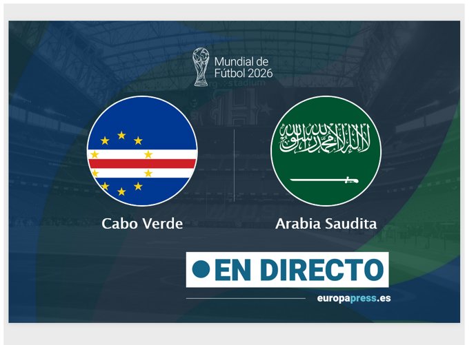 Onces Iniciales confirmados: Cabo Verde - Arabia Saudita: resumen y estadísticas del partido de la jornada 3 de Copa Mundial de la FIFA