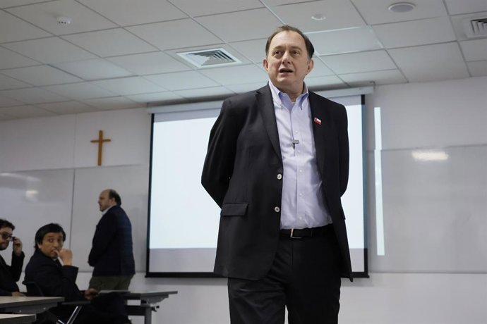 Valparaiso, 26 de junio 2026 El Ministro de Vivienda Ivan Poduje participa en la inauguracion del año academico de la Escuela de Ingenieria de Contruccion y Transporte de la Pontificia Universidad Católica de Valparaiso Sebastian Cisternas/Aton Chile