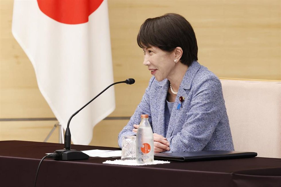 Archivo - La primera ministra japonesa, Sanae Takaichi