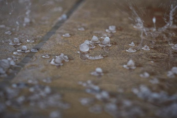 Archivo - Granizo.