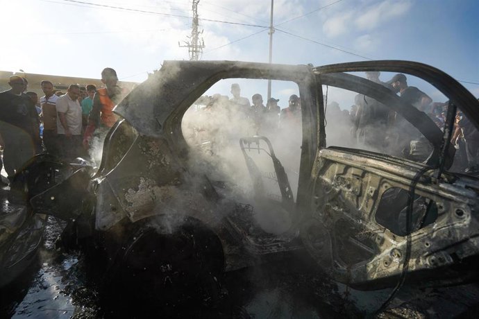 Imagen de archivo de un bombardeo israelí en la Franja de Gaza a 26 de junio de 2026