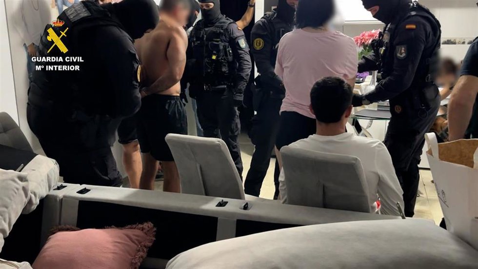 Desarticulación de un grupo criminal en Cádiz.