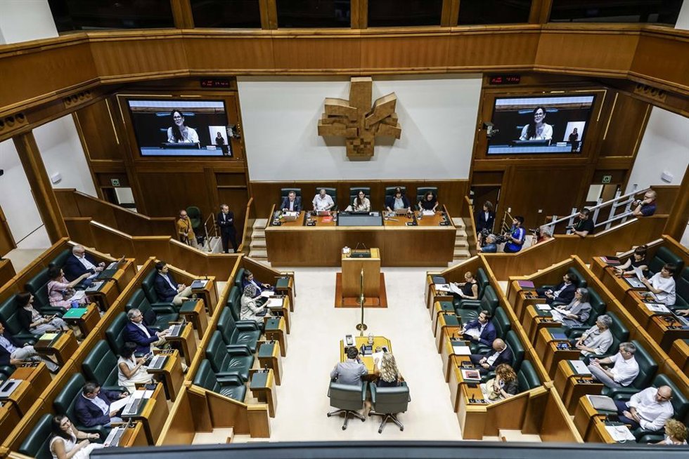 Pleno del Parlamento vasco