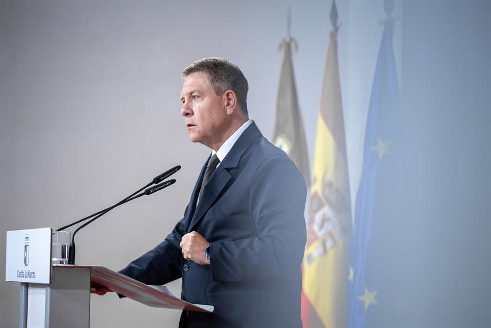 Archivo - El presidente de Castilla-La Mancha, Emiliano García-Page, en una imagen de archivo.