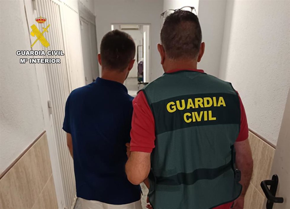 Imagen de uno de los detenidos