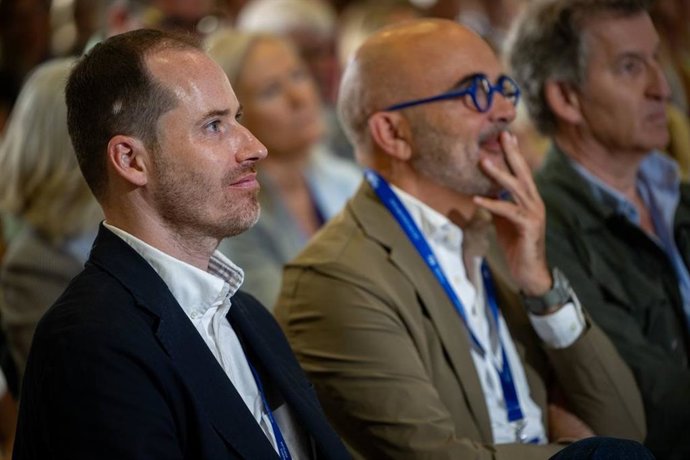 El nou secretari general del PP de Catalunya, Juan Fernández, en el XVI Congrés del partit