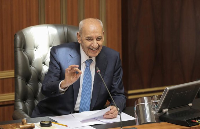 Archivo - Arquivo - O presidente do Parlamento do Líbano, Nabih Berri