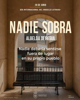 Albelda de Iregua conmemora el Día del Orgullo con el mensaje 'Nadie sobra'