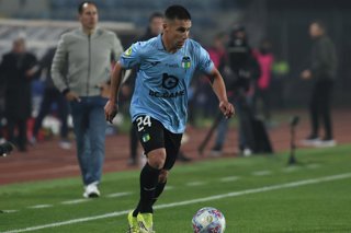 Futbol, O’Higgins vs Everton Fecha 14, Liga de Primera 2026  El jugador de O’Higgins Francisco Gonzalez es fotografiado durante el partido de la liga de primera contra Everton disputado en el estadio Codelco El Teniente en Rancagua,