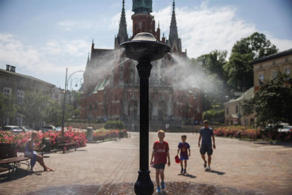 Imagen de archivo de los efectos de la ola de calor europea en Cracovia (Polonia), a junio de 2026