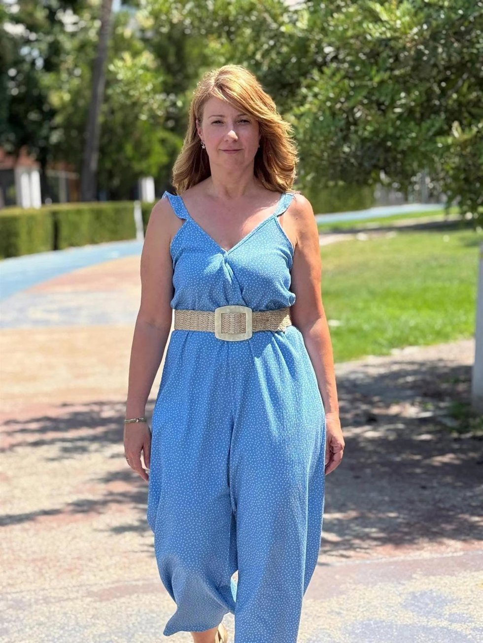 La concejal Maribel López.