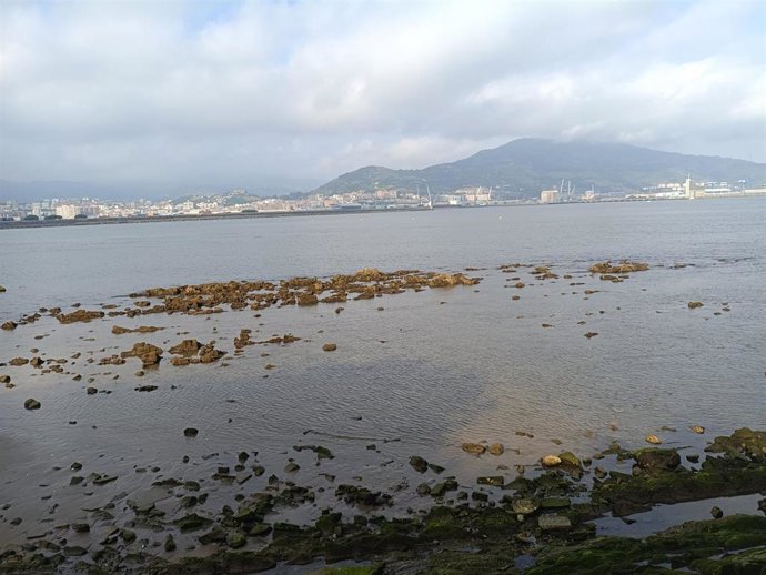 Nubes sobre la costa vizcaína