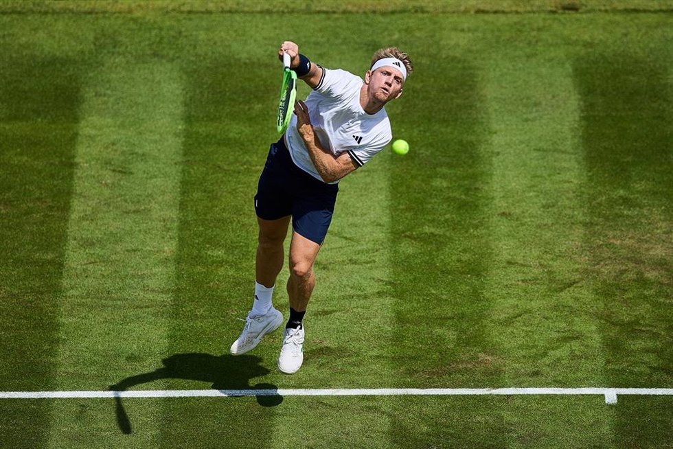 Alejandro Davidovich, durante un partido.