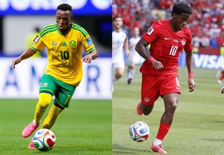 El sudafricano Relebohile Mofokeng y el canadiense Jonathan David