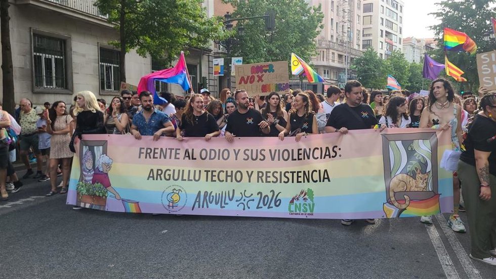 Manifestación del Orgullo en Santander en 2026