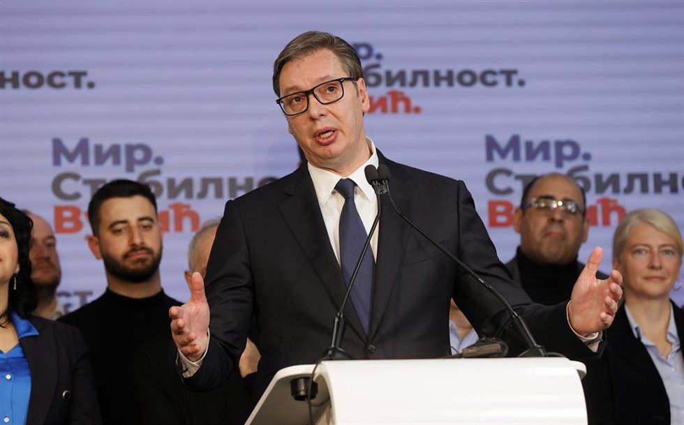 Archivo - El presidente de Serbia, Aleksandar Vucic (archivo)