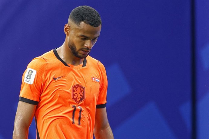 June 25, 2026, Kansas City, USA: KANSAS Kansas City, 25-06-2026, Kansas City Stadium, World Cup 2026 Match between Tunesia and The Netherlands 1-3. Picture Shows Netherlands player Cody Gakpo.