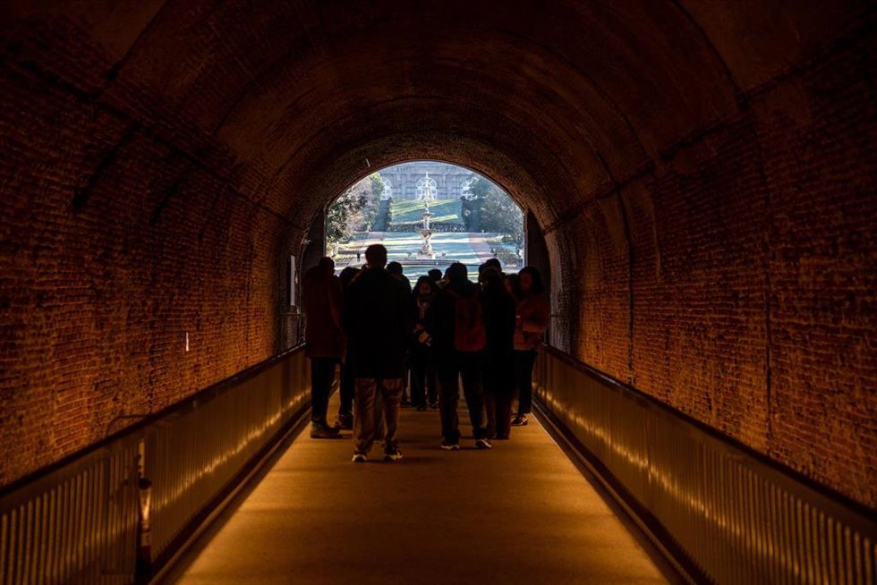 Archivo - Reapertura del primer tramo del Túnel de Villanueva, a 20 de enero de 2026, en Madrid (España). Patrimonio Nacional ha reabierto el primer tramo del Túnel de Villanueva, también conocido como Túnel de Bonaparte