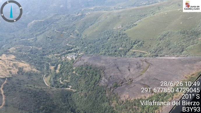 Incendio de Pradela (León).