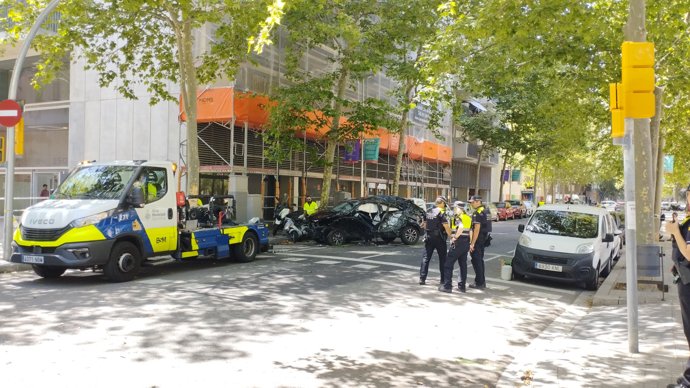 Accidente mortal en el barrio de Poblenou de Barcelona