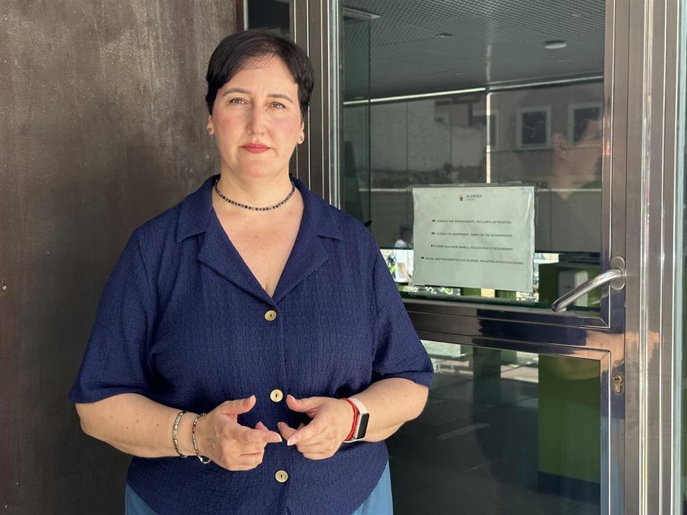 La concejala del PSOE en el Ayuntamiento de Almería, Lidia Compadre.