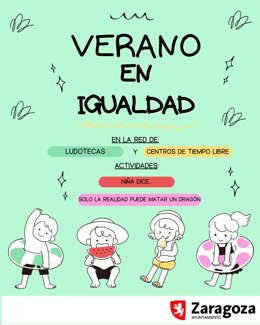Cartel de 'Verano en igualdad'