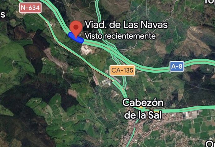 Lugar del accidente