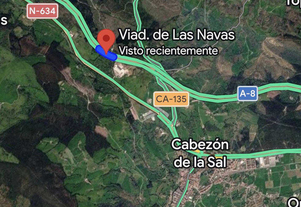 Lugar del accidente