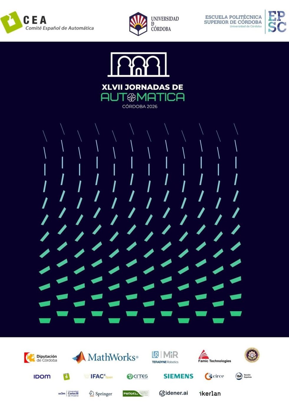 Cartel de las XLVII Jornadas de Automática.