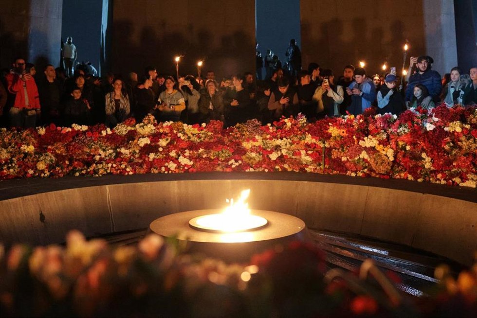 Archivo - Memorial por el Genocidio Armenio en Ereván 