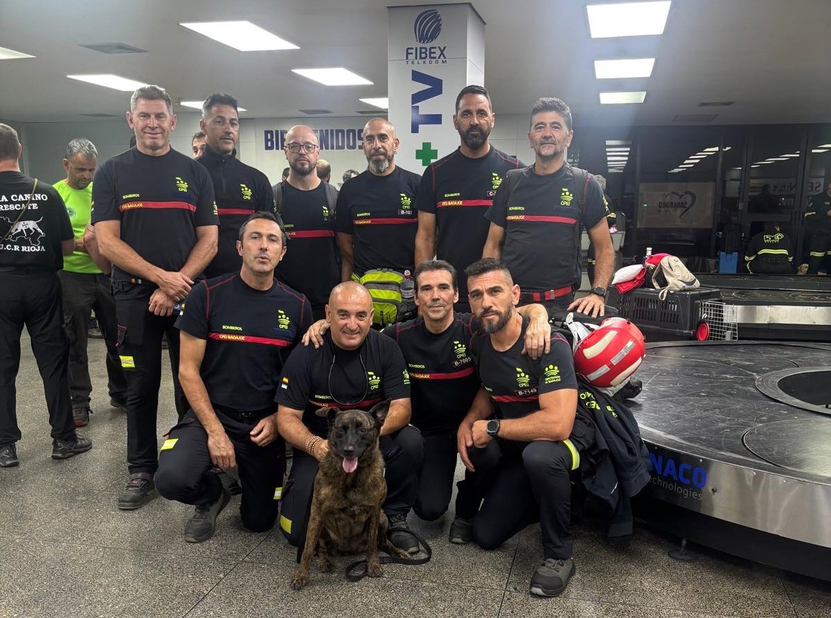 Los bomberos de la Diputación de Badajoz ya están en Caracas para colaborar en los rescates tras los terremotos