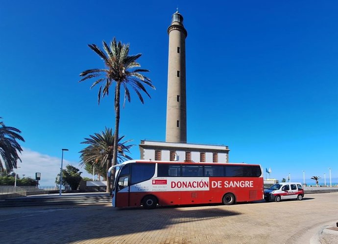 Espacio itinerante para facilitar la donación de sangre en Canarias