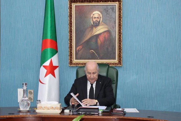 El presidente de Argelia, Abdelmayid Tebune (archivo)