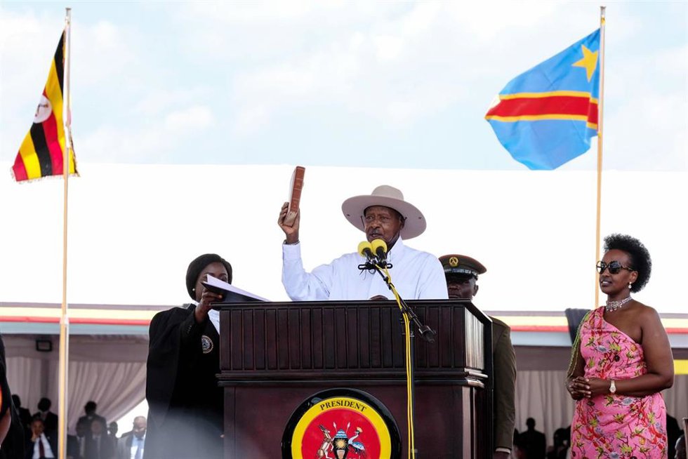 Archivo - El presidente de Uganda, Yoweri Museveni 