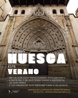Cartel de la iniciativa del Ayuntamiento de Huesca.