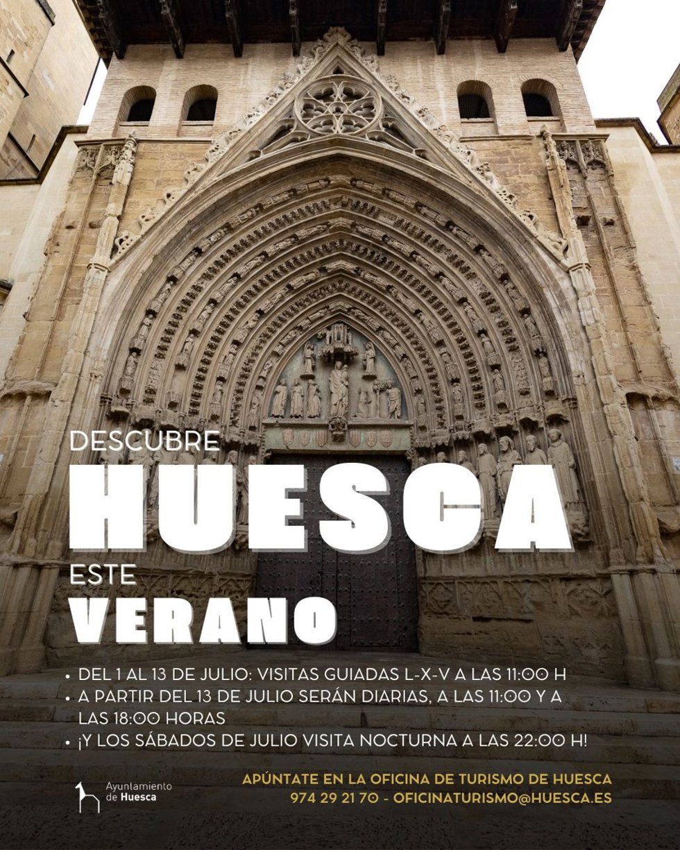 Cartel de la iniciativa del Ayuntamiento de Huesca.