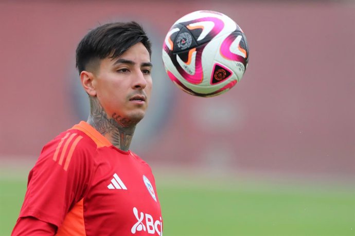 Futbol, Entrenamiento seleccion chilena. Entrenamiento de la seleccion chilena realizado en el Complejo Deportivo Juan Pinto Duran. Santiago, Chile. 12/10/2024 Jonnathan Oyarzun/Photosport  Football, Trainning session team Chile. Chilean national team