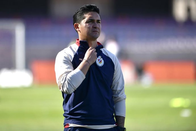 Futbol, Deportes La Serena vs Union La Calera. Fecha 6, Copa de la Liga 2026. El entrenador de Deportes La Serena Felipe Gutierrez, es fotografiado al termino de un partido grupo D copa de la liga disputado en el estadio La Portada en La Serena,