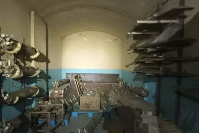 Túnel das milícias do Hezbollah em Majdal Zun, no sul do Líbano
