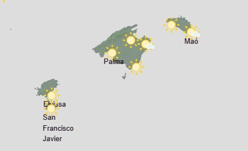 El tiempo hoy, lunes 29 de junio, en Baleares.