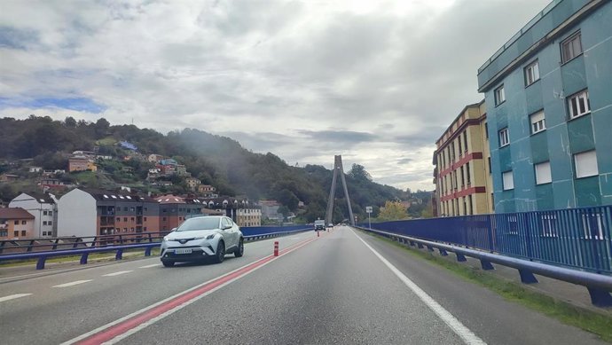 Archivo - Corredor del Nalón. As-117. Carreteras asturianas.