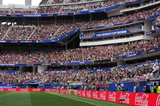June 29, 2026, Los Angeles, California, USA: 28th June 2026; SoFi Stadium, Los Angeles, California, United States of America; FIFA World Cup Football, South Africa versus Canada; fans create a wave at SoFi Stadium