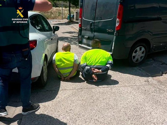 Arrestados por la Guardia Civil