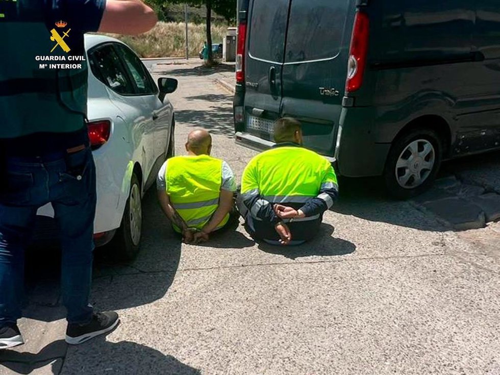 Arrestados por la Guardia Civil