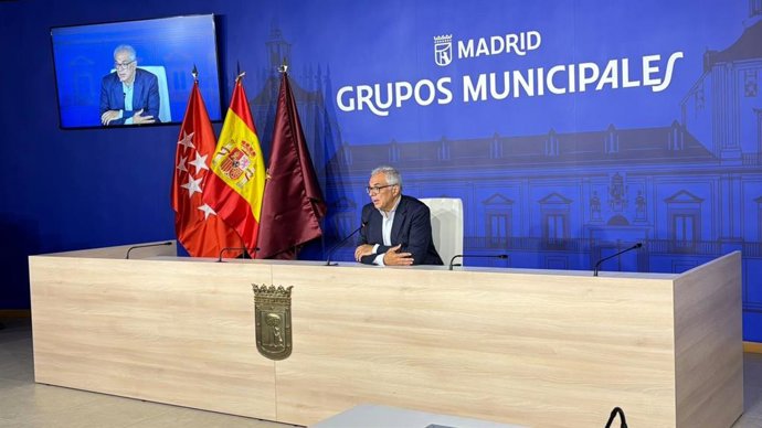 Archivo - El portavoz del PP en el Ayuntamiento, Carlos Izquierdo