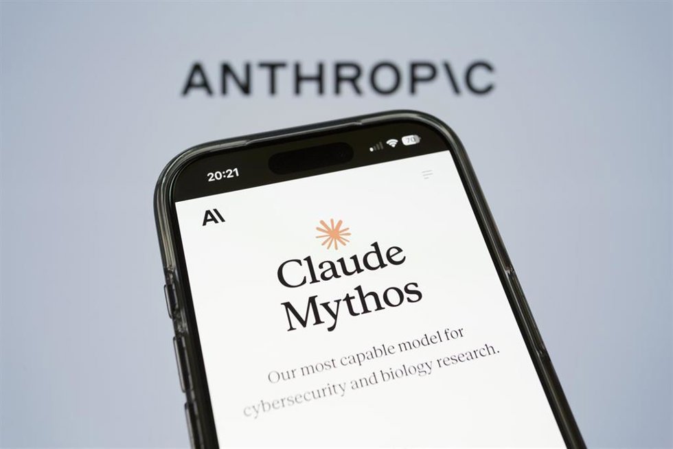 June 19, 2026, Taichung, Taiwan: Anthropic Claude Mythos featured on its webpage, displayed on a smartphone.